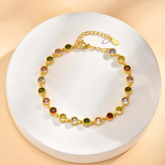 Pulsera de abalorios arcoíris, vista 2