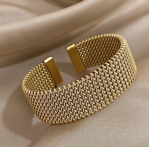 Brazalete trenzado abierto