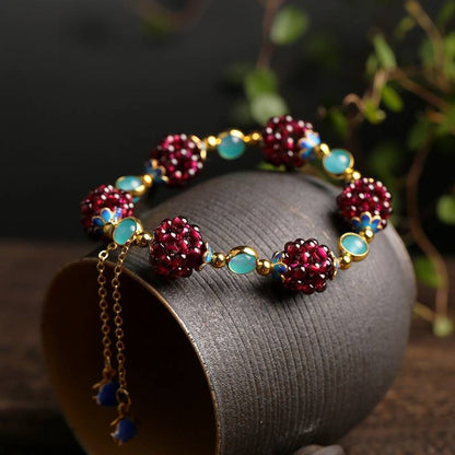 Pulsera de bayas con piedras