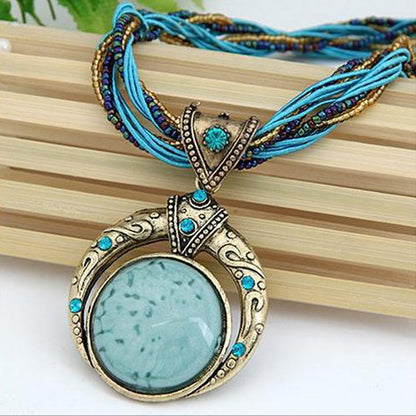 Collar boho con colgante, vista 7