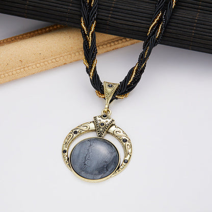 Collar boho con colgante, vista 9