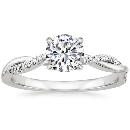 Anillo solitario con circonitas, vista 3