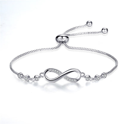 Pulsera ajustable con símbolo de infinito, vista 6