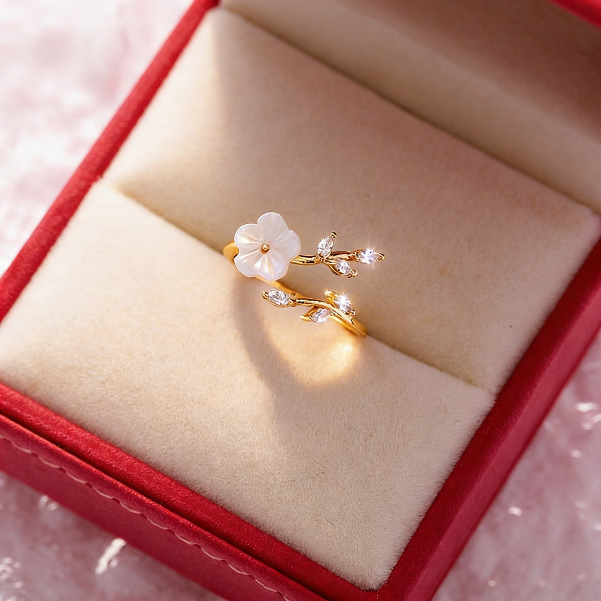 Anillo de primavera con flor, vista 7