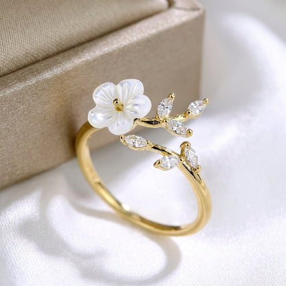 Anillo de primavera con flor, vista 4