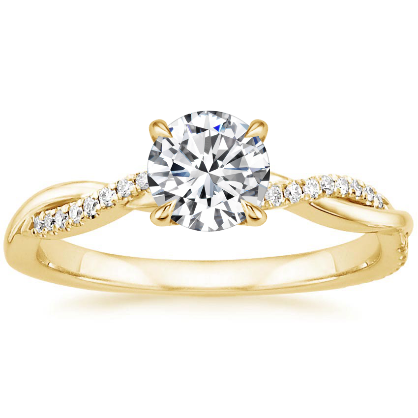 Anillo solitario con circonitas, vista 2