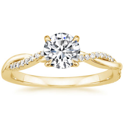 Anillo solitario con circonitas, vista 2