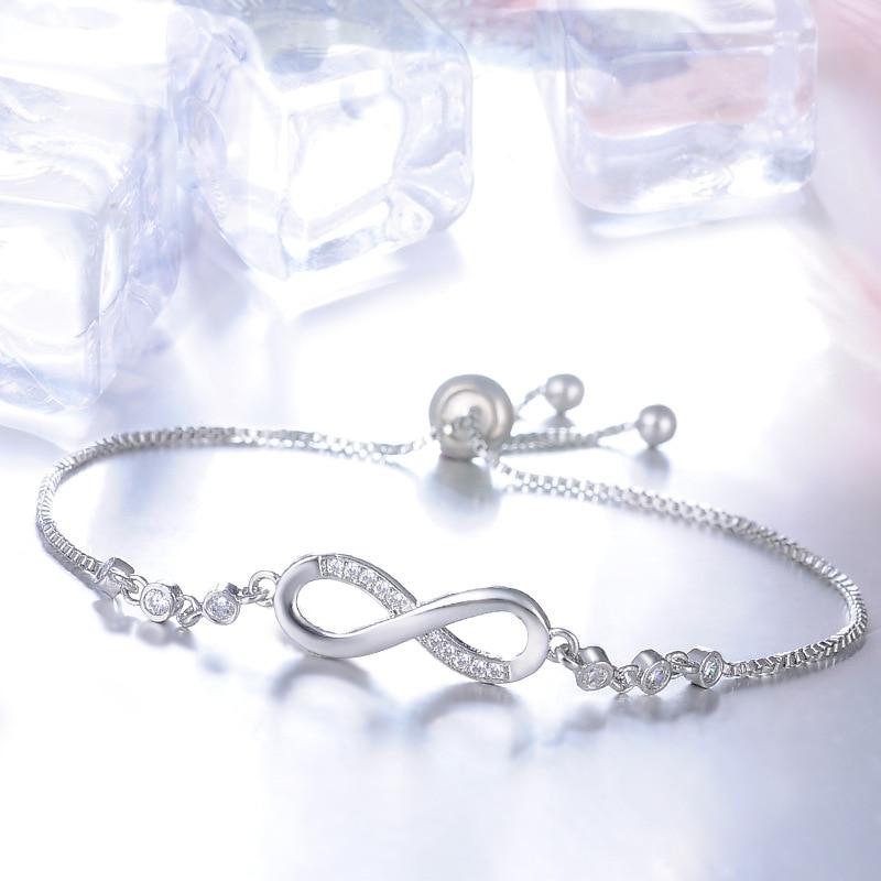 Pulsera ajustable con símbolo de infinito, vista 5