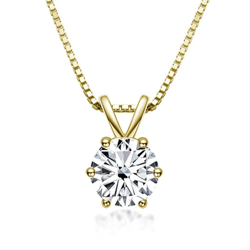 Collar con colgante solitario