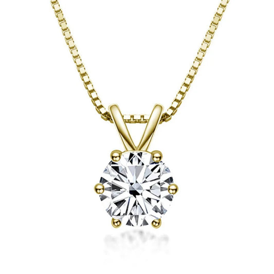 Collar con colgante solitario