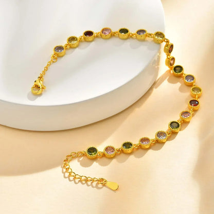 Pulsera de abalorios arcoíris, vista 3