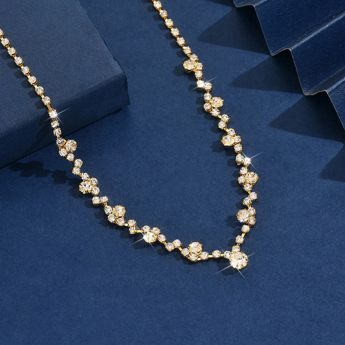 Collar de novia con circonitas, vista 5