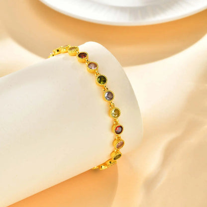 Pulsera de abalorios arcoíris, vista 4