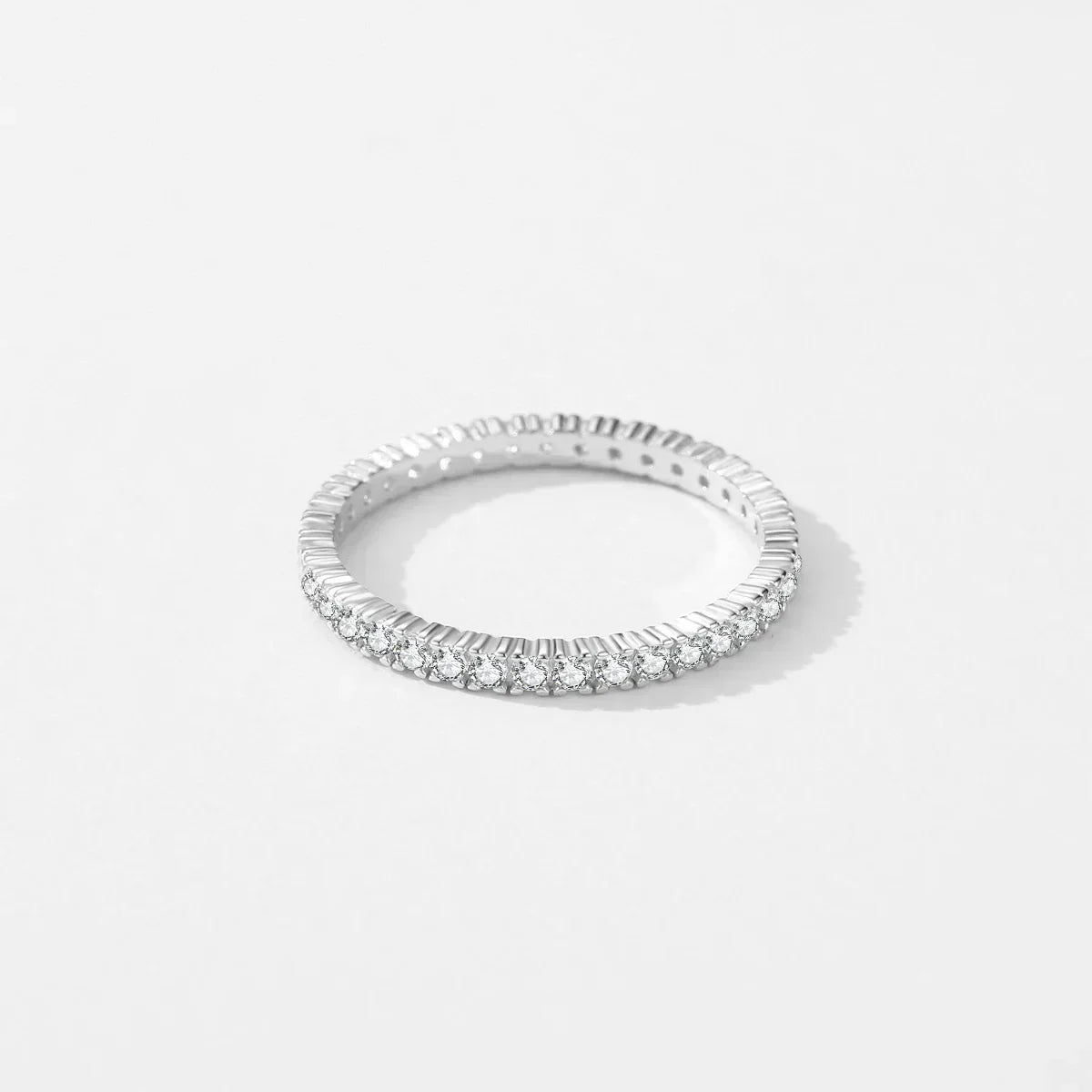 Anillo fino de circonitas, vista 6