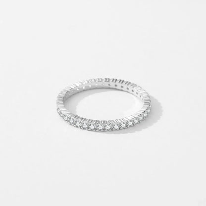 Anillo fino de circonitas, vista 6