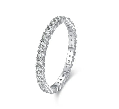 Anillo fino de circonitas, vista 5