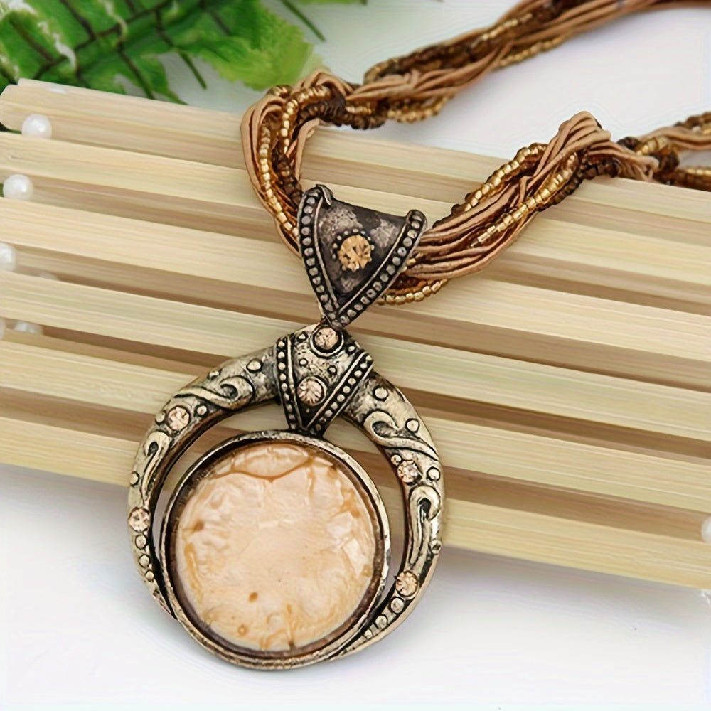 Collar boho con colgante, vista 6