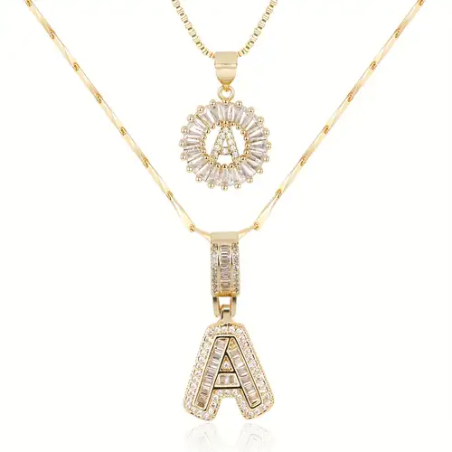 Set de collares con inicial