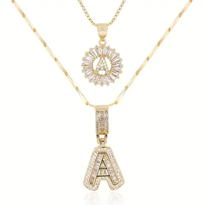 Set de collares con inicial