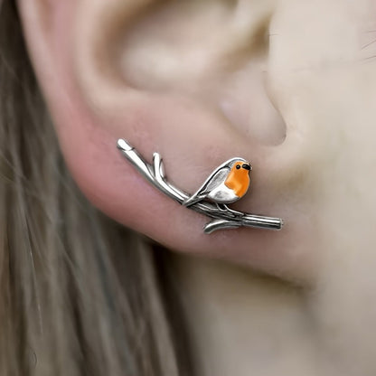 Pendientes de pájaro