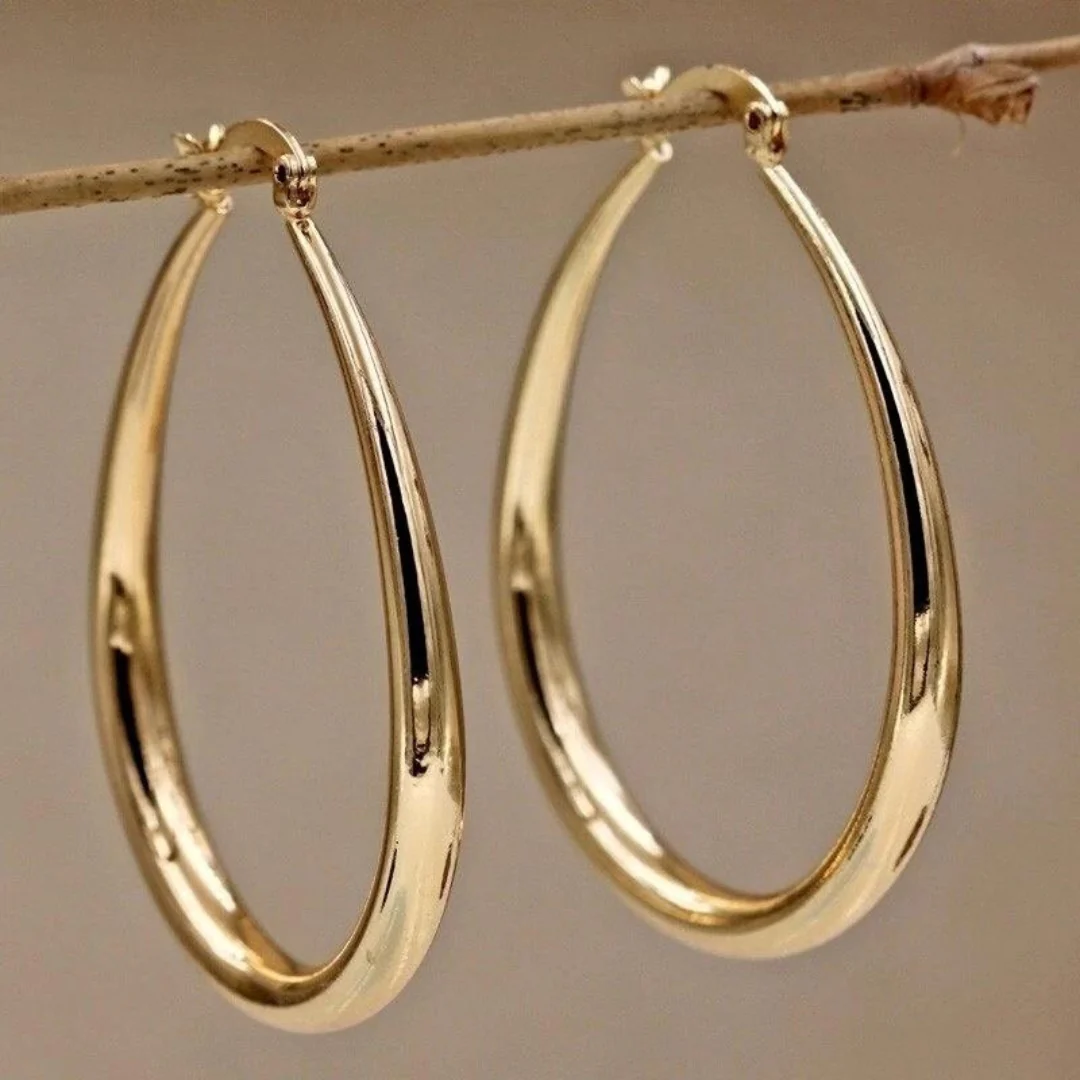 Pendientes vintage dorados