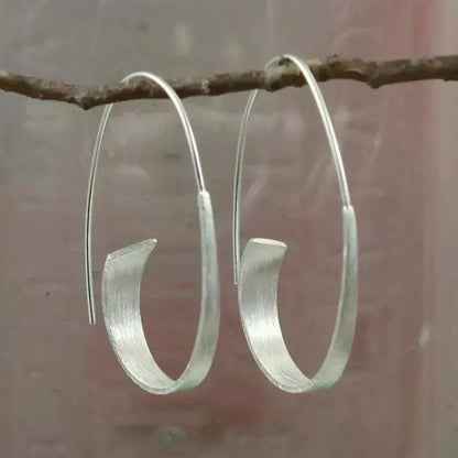 Pendientes vintage en espiral, vista 3