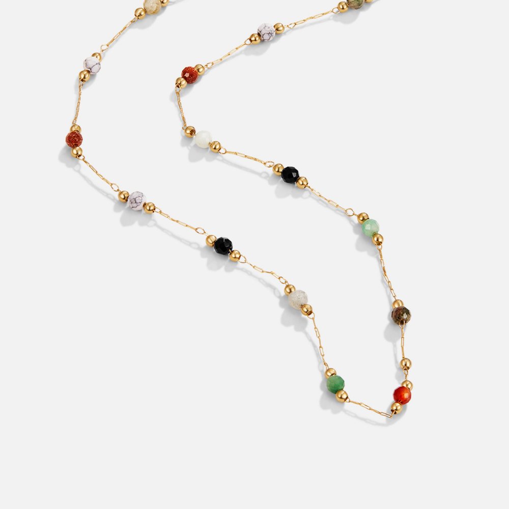 Collar minimalista con piedra, vista 6