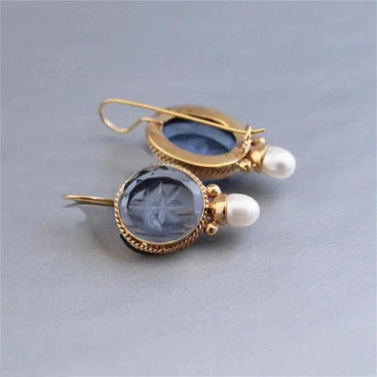 Pendientes de perla, vista 2