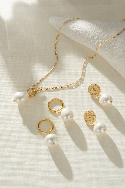 Collar con perla en forma de gota, vista 6